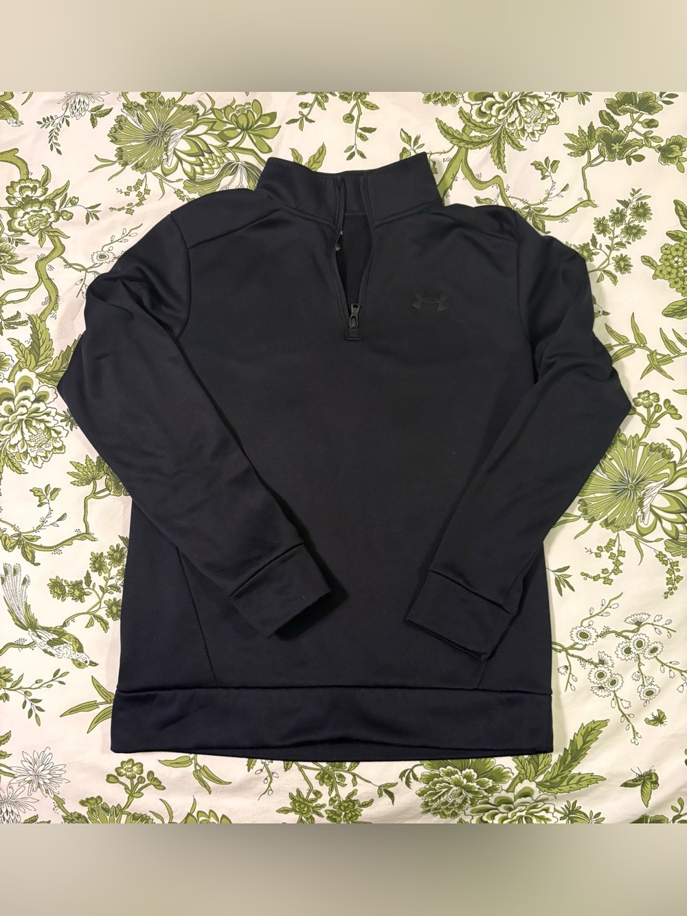 Under Armour Men’s Black Quarter Zip Performance Pullover